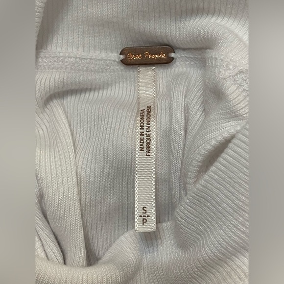 Free People Downtown Girl Cutout‎ Tunic Ivory Size Small - Picture 10 of 11